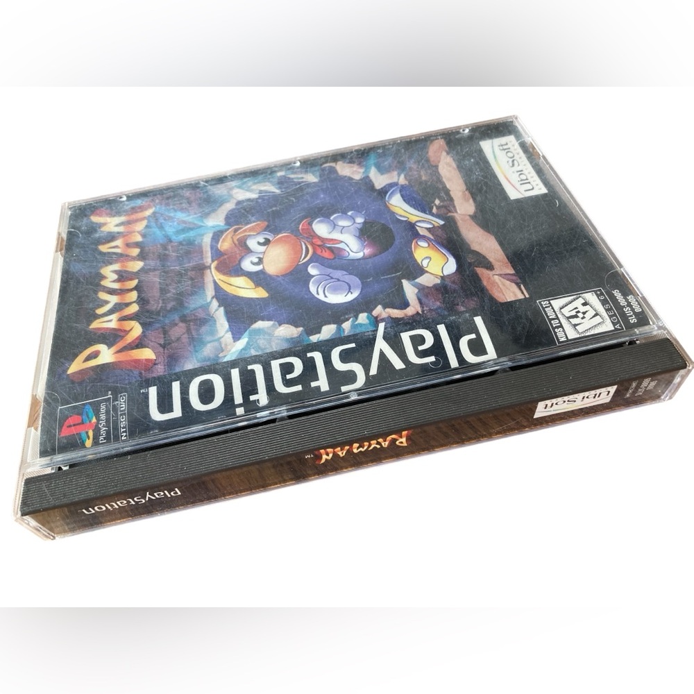 RARE Rayman LONG BOX Original Works with Both PlayStation 1 & PlayStation 2 - Picture 4 of 15